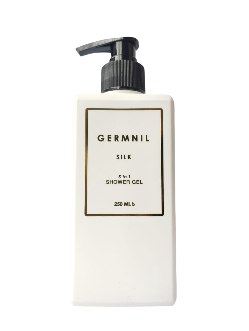 Germnil Silk 3-in-1 Premium Shower Gel – Body Wash, Face Wash & Hair Wash