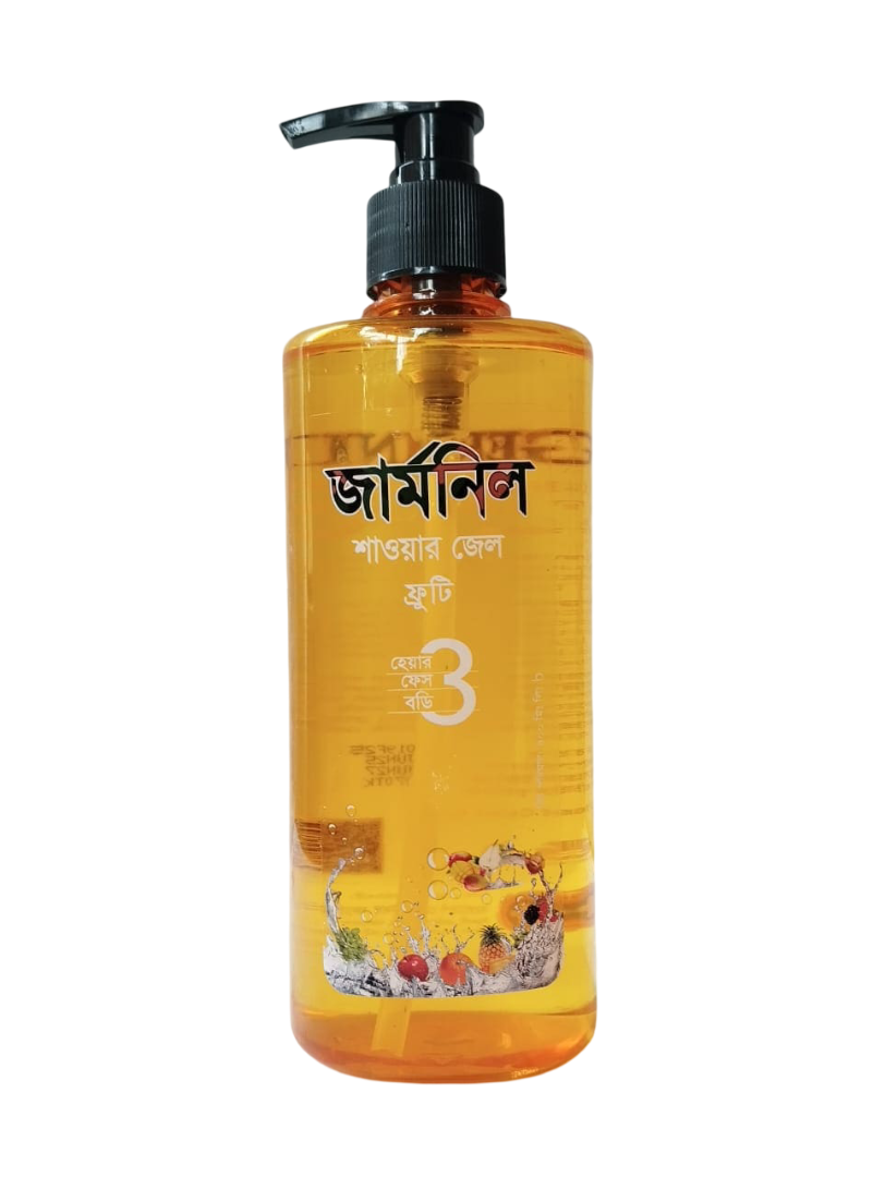Germnil 3-in-1  Fruity Pump Shower Gel – Bodywash, Face Wash & Hair Wash