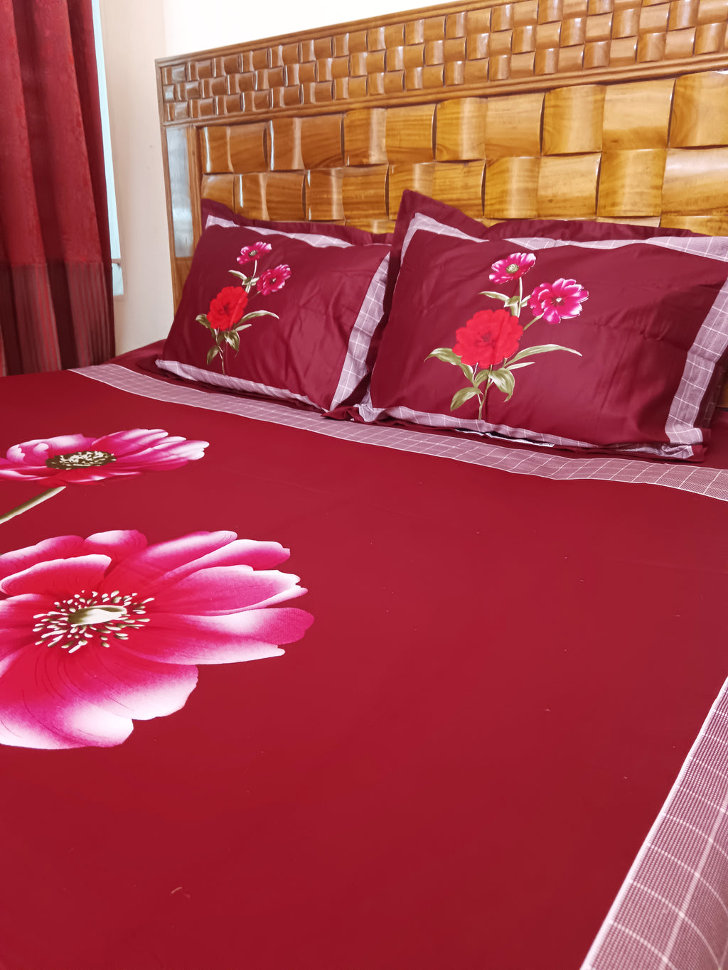 Premium Cotton Bedsheet with Two Pillow Covers
