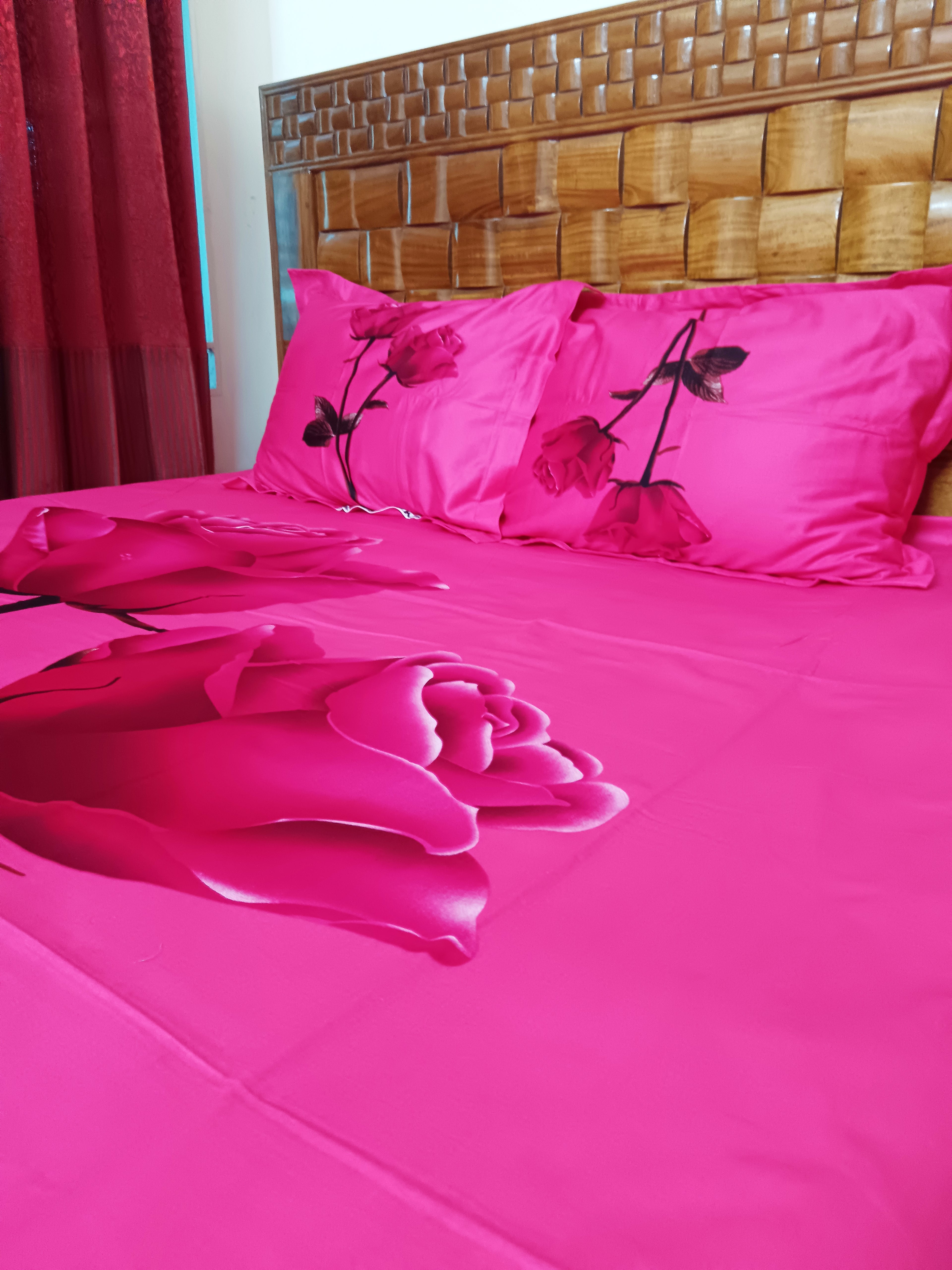Premium Cotton Bedsheet with Two Pillow Covers