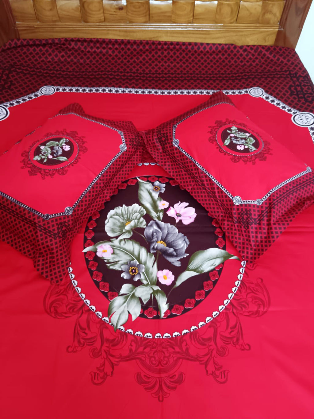 Premium Cotton Bedsheet with Two Pillow Covers