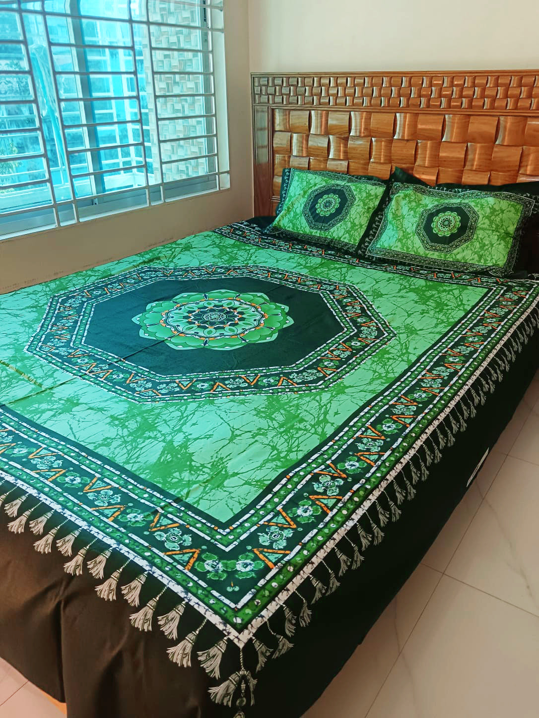 Premium Cotton Bedsheet with Two Pillow Covers