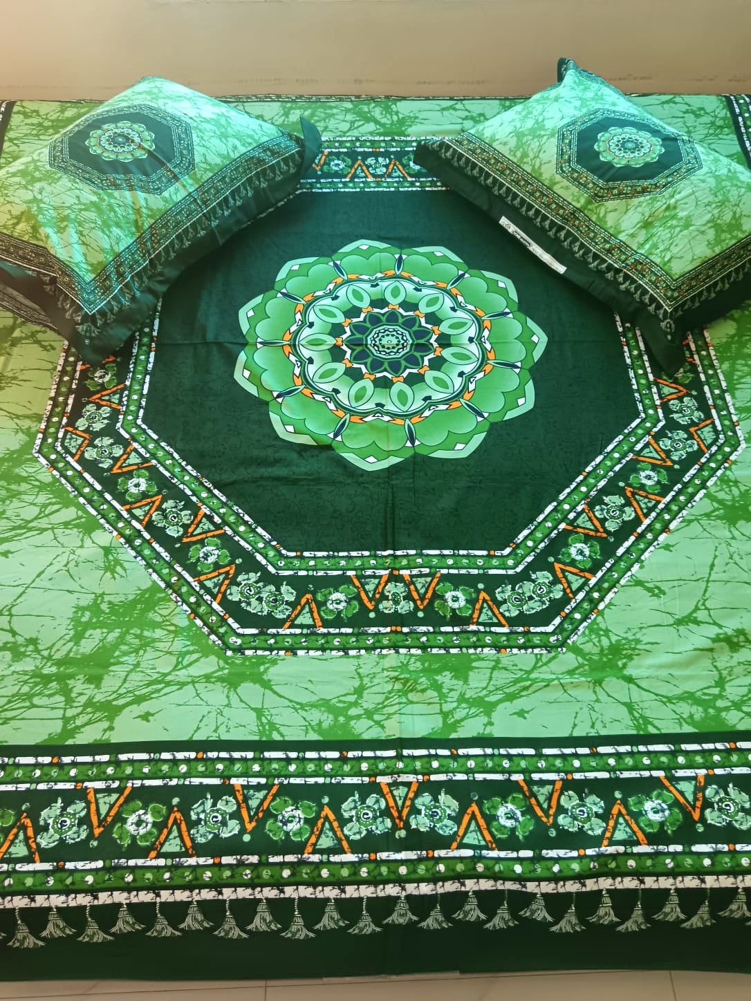 Premium Cotton Bedsheet with Two Pillow Covers