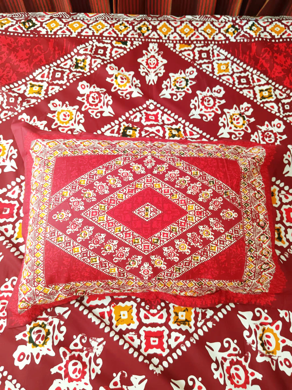 Premium Cotton Bedsheet with Two Pillow Covers