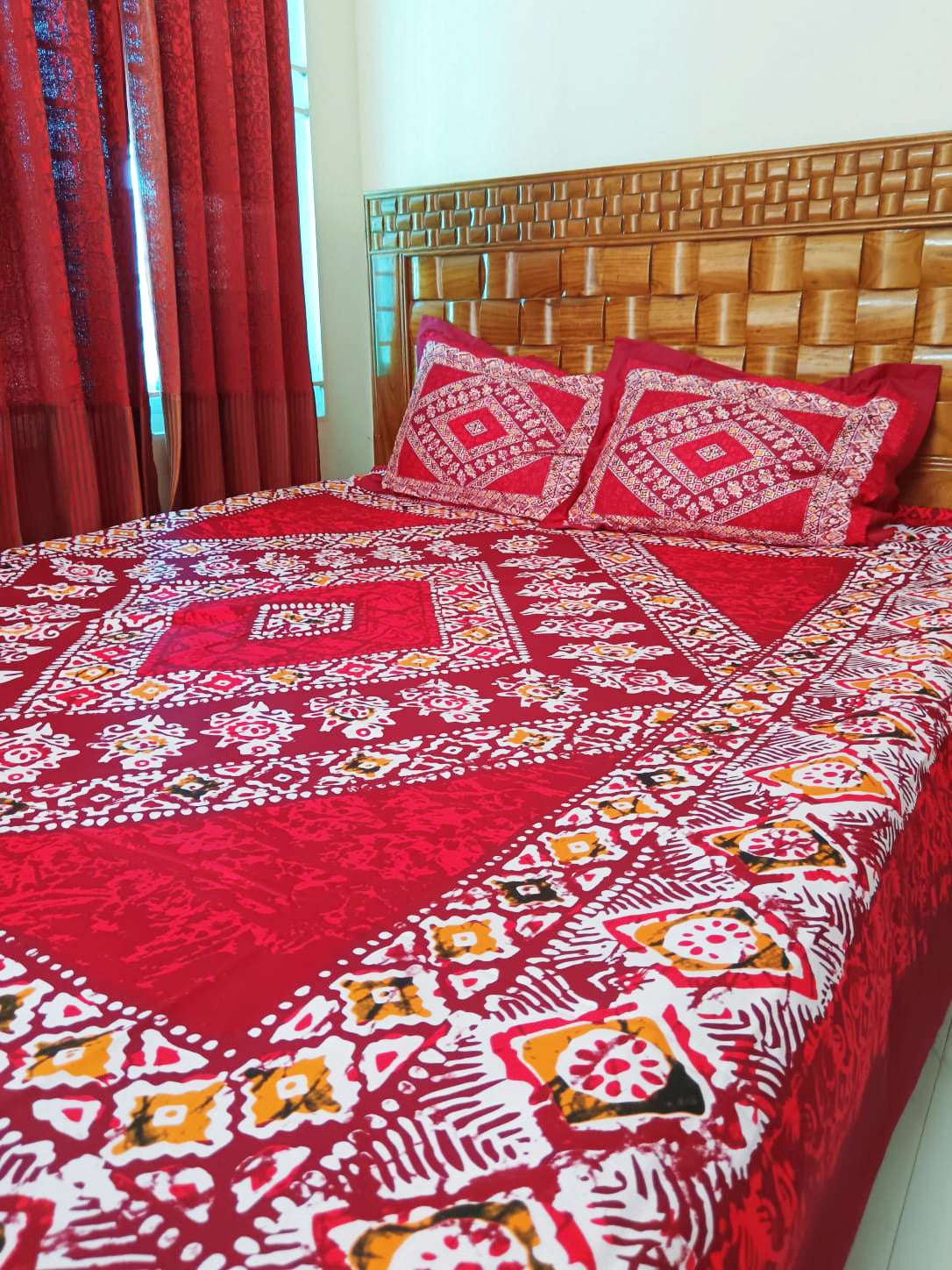 Premium Cotton Bedsheet with Two Pillow Covers